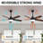 Felicitas 42'' Ceiling Fan with LED Lights-977036135-977036153