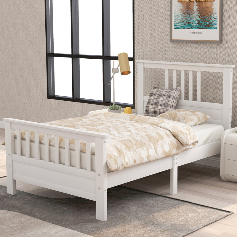 Solid Wood Slat Bed