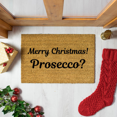 Ayn Non-Slip Christmas Outdoor Doormat