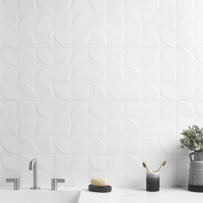 Angela Harris Alinta Sirte 12" x 35" Ceramic Patterned Wall Tile