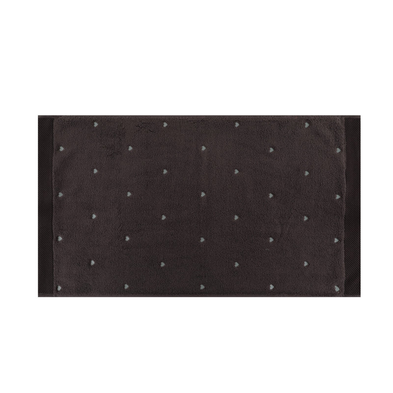 Ensemble de 2 serviettes de bain 100% coton, Dark Gray/Mint, Hand Towels - 2 pack