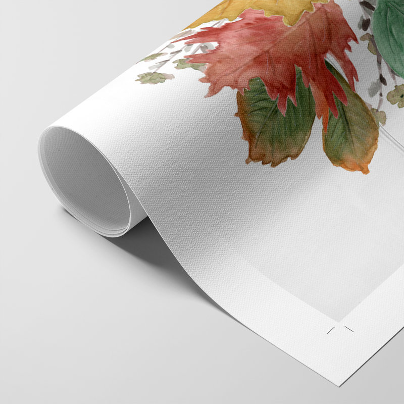 Harvest Home Leaves II - Impression sur toile seulement - NON-CADRE, H 18 po x l 12 po