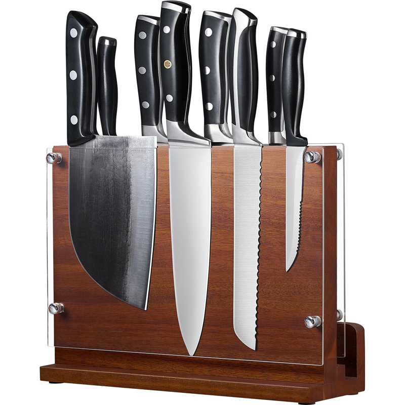 Wekli Magnetic Knife Holder, Dark Brown