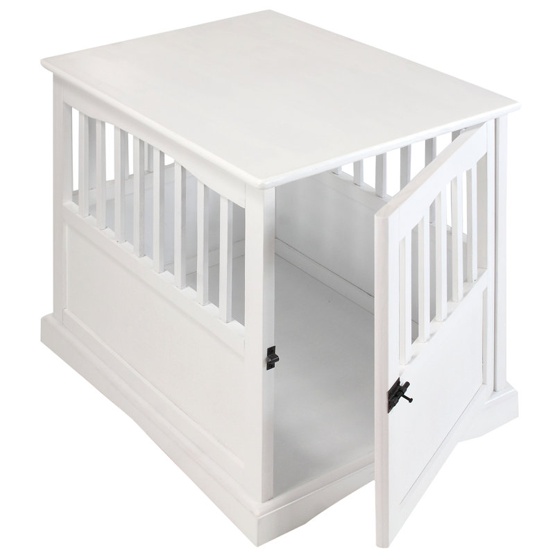 Cage pour animaux Mendosa, Moyen (H 24 po x l 20 po x P 27,5 po), Blanc