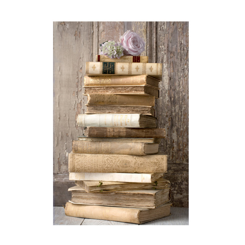 Art symétrique sur toile, livres I, H 32 po x l 22 po