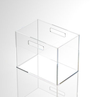 Boîte de classement transparente en acrylique