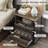 Classic Vintage 2 Drawer Nightstand-223063874