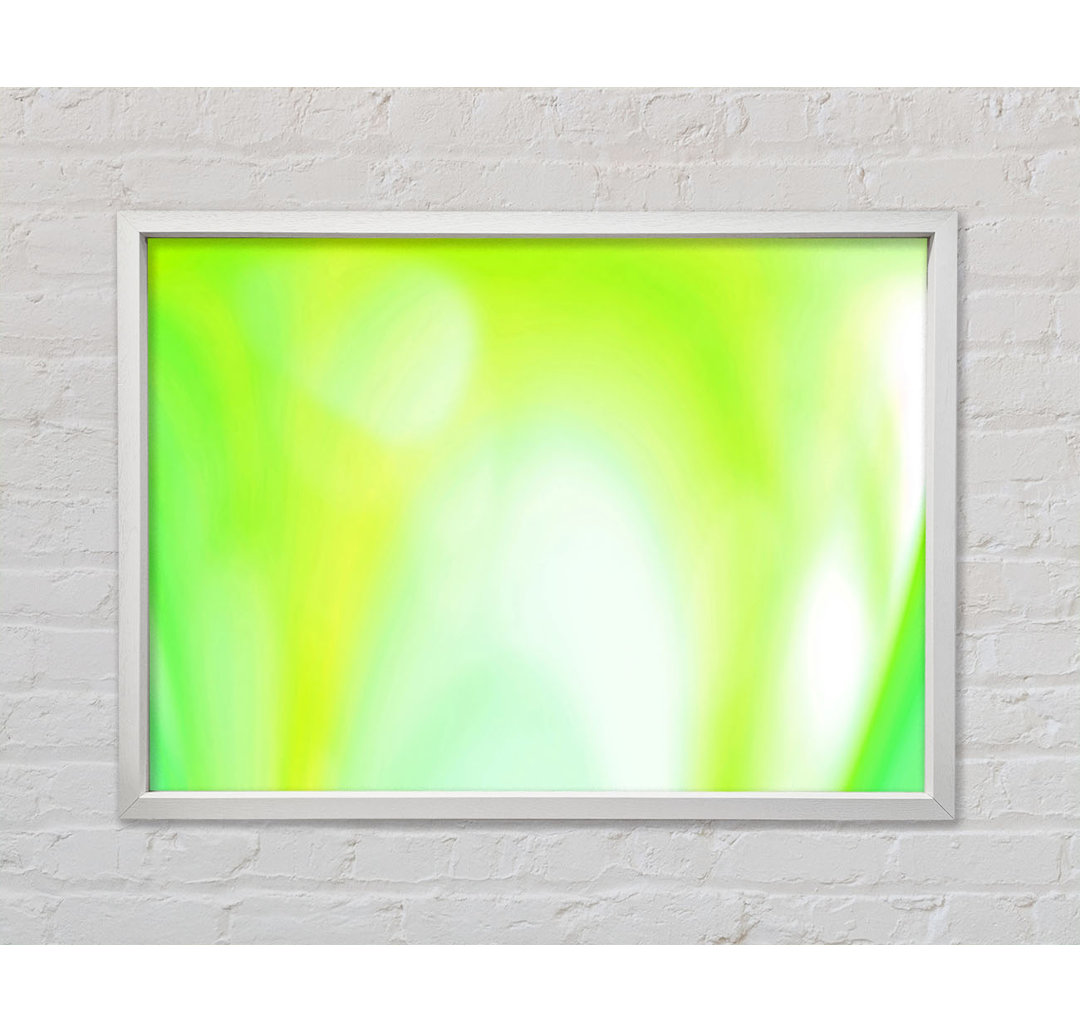 Lime Infusion - Einzelner Bilderrahmen Kunstdrucke auf Leinwand