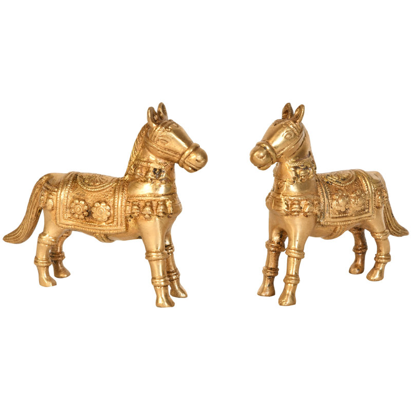 Paire de chevaux