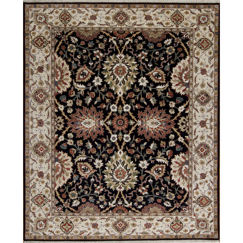 Mahal Hand Knotted Area Rug, Rectangle 8' x 10'