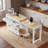 Rolling Kitchen Island With Extendable Dining Table, Spice Rack, 2 Drawers, 4 Door Cabinet And Wheels-1101653677