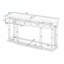 Versatile Console Table with Storage for Various Rooms, Enhancing Décor