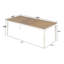 Rustic Wood Dining Table - Rectangular Design with Carved Turned Legs for Kitchen & Dining Room