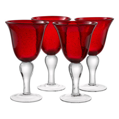 Abingdon 14oz. Handmade Crystal Goblet Set