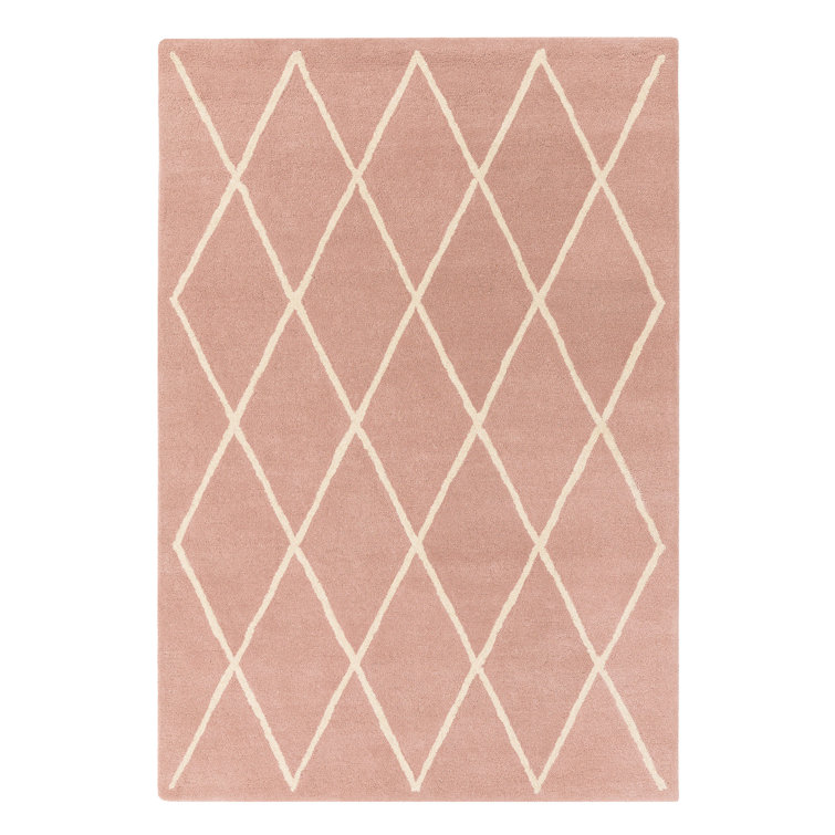 Reina Geometric Wool Hand Woven Area Rug