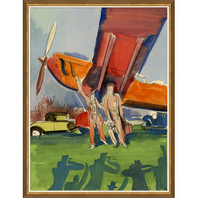 L' Aviation, Milivoj Uzelac Giclee Print by Milivoj Uzelac