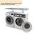 Washer Dryer Countertop Stainless Steel Topper with Edge for Laundry Room Storage and Organization