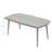 Stevan Rectangular Aluminum Outdoor Dining Table-266165054