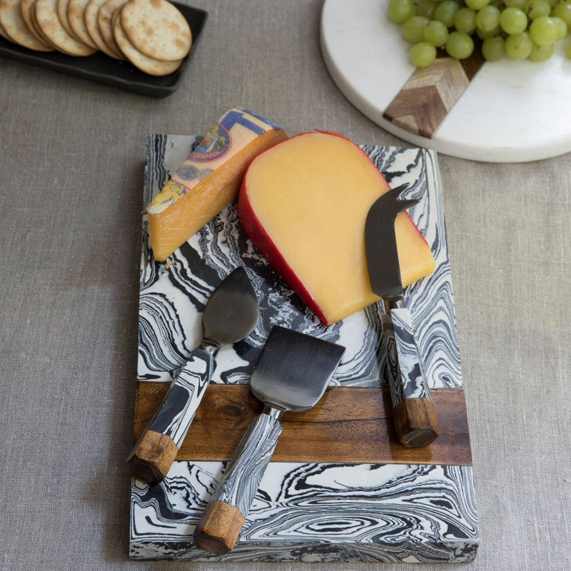Couteaux à fromage zèbre, ensemble de 3