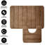 Marylise Rectangle Bath Mat Memory Foam Soft Bath Mat Sleek Stripe Set 2 Piece Bathroom Contour Rug