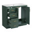 Meuble-lavabo Havenwood de 36 po avec lavabo en céramique et armoire de rangement