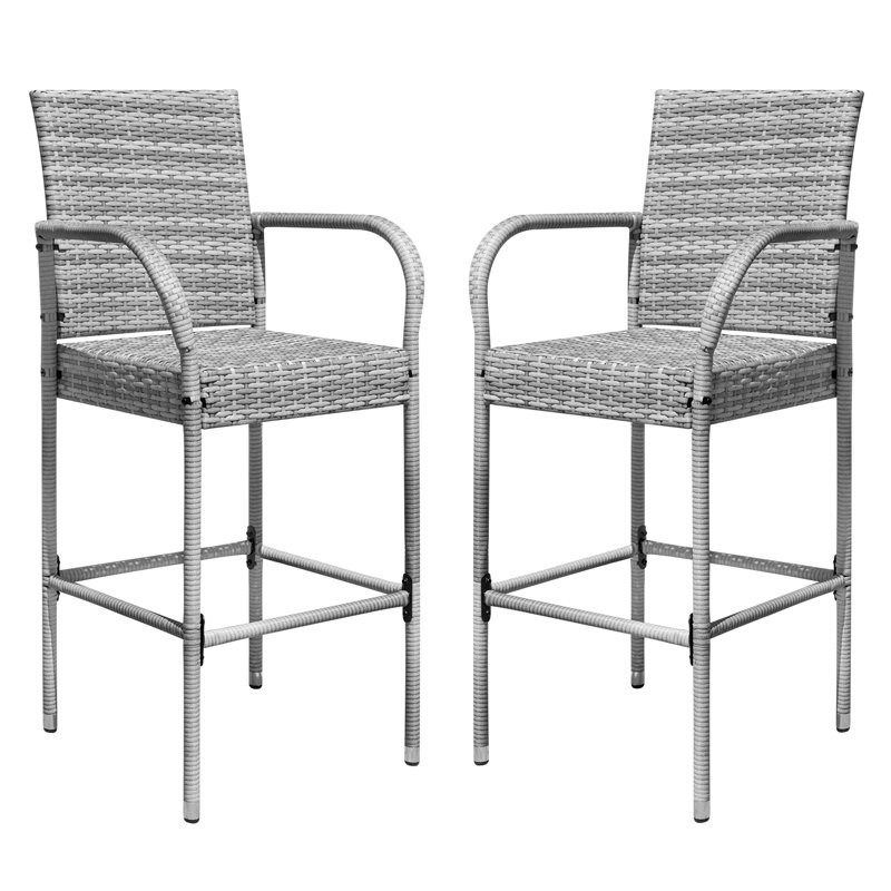 Tabouret de bar Marcela, Gris