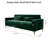 Deondry 85.63" Velvet Square Arm Sofa-484596847