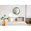 Huldar Glass Flat Wall Mirror