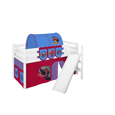 Spiderman Solid Wood Frame Loft Bed