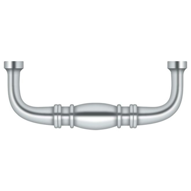 Colonial 1 Center to Center Bar Pull, Polished Chrome