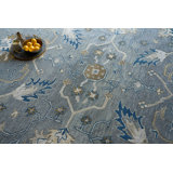 Newport hand-tufted New Zealand Wool Gray/Blue Area Rug