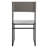 Rowayda 18'' H Leather Upholstered Metal Armchair-846916027