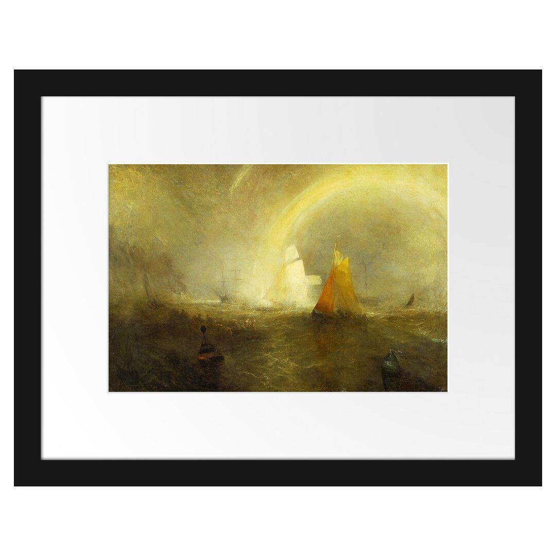 Gerahmter Kunstdruck The Wreck Buoy von William Turner