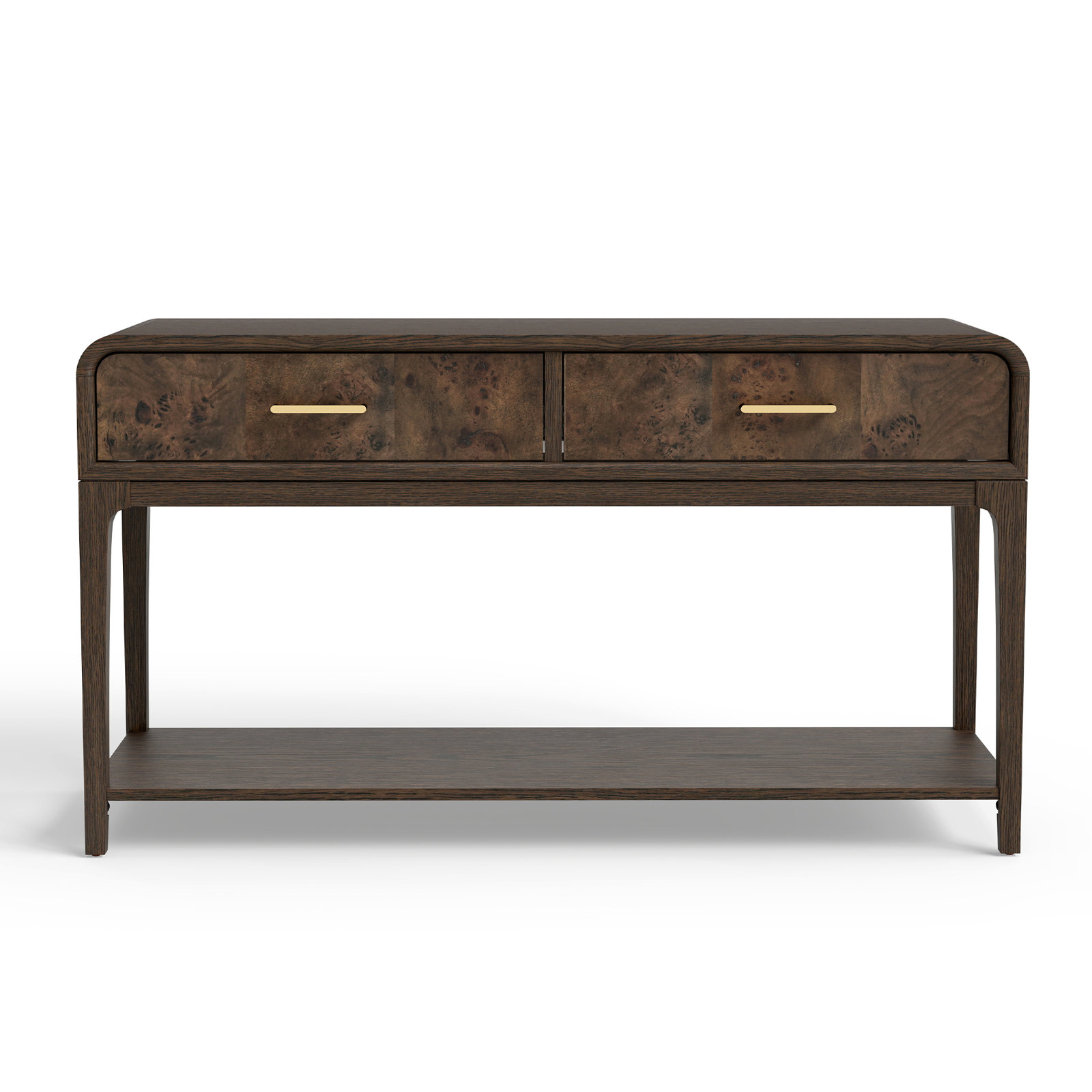 Sixto 54" Console Table, Coffee Oak