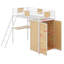 Lit mezzanine avec bureau en L et garde-robe-1924514464