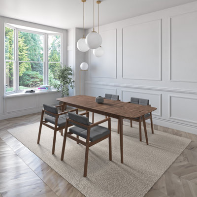 Hardver Indoor Wood Extendable Dining Set