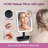 Modern LED Vanity Mirror with 10X Magnification and Makeup Storage Base-1139860105