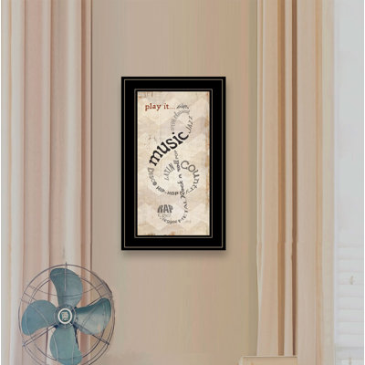 Play It Framed Wall Art for Living Room, Home Wall Decor Framed Print By Marla Rae