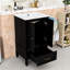 Meuble-lavabo moderne de 20 po avec lavabo et grand espace de rangement-30755130