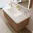 Minimalist retro style bathroom cabinet