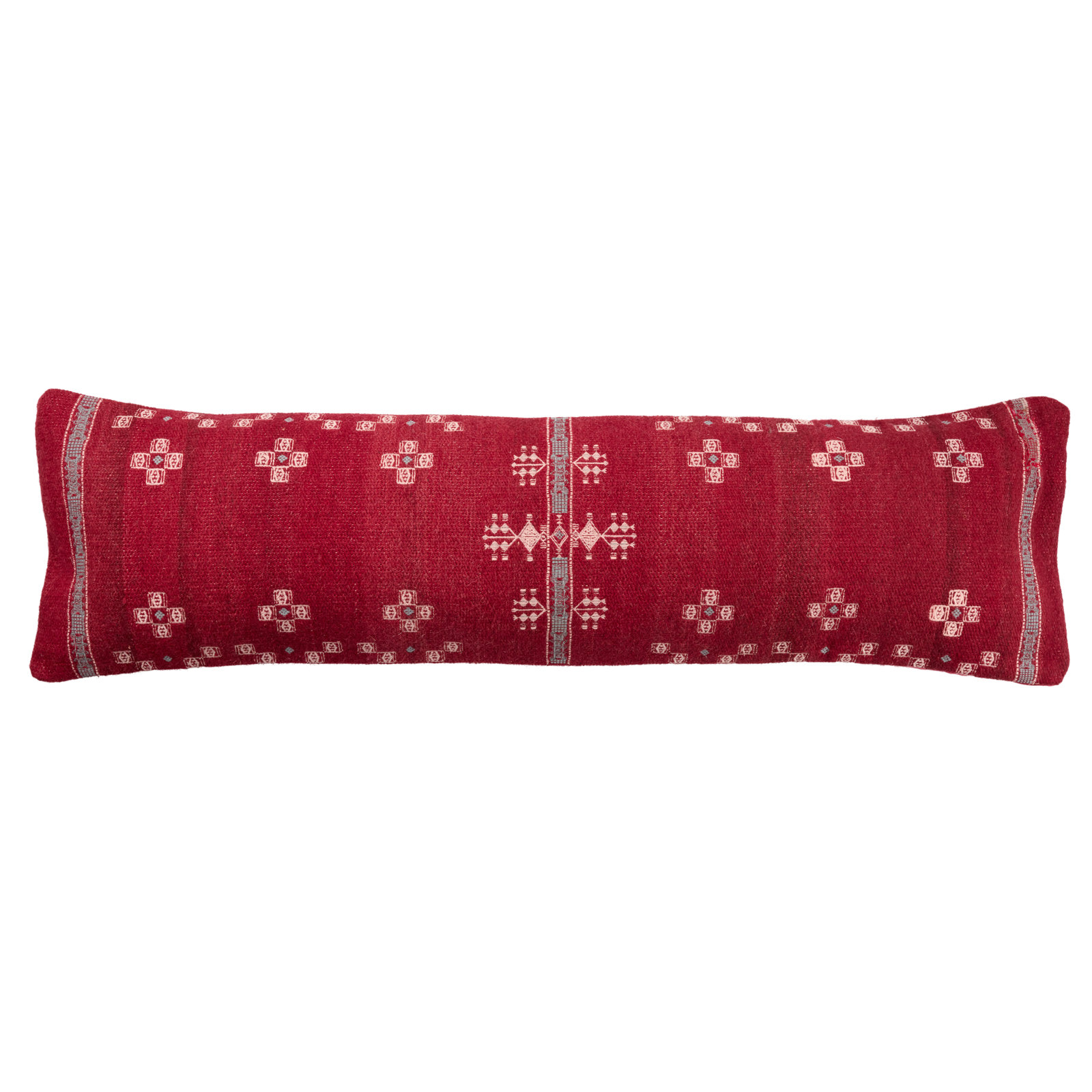 Ise 48" x 13" Wool Throw Pillow, 100% Polyester
