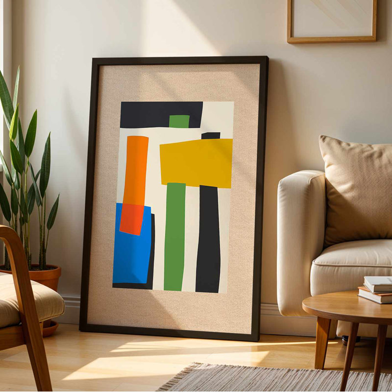 Stunning Decorative Framed Canvas Painting, 21.3 x 29.1 inches | 100% Canvas with 1.4-inch Thickness | Ready to Hang with Wall Mount Included | Perfect for Living Room, Bedroom, and Office Décor, Vibrant Artwork
