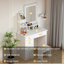 Ensemble coiffeuse avec miroir et tabouret Artilus-691025459
