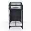 Shadow Box Glass Writing Desk