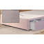 Asterin Divan Bed Base with 54" Floor Standing Headboard Plush Velvet-901826482-902508443-902508512
