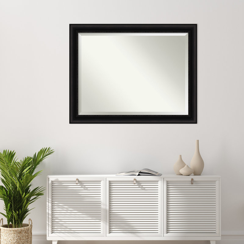 Miroir mural Warren, Noir, 35,5 po x 45,5 po