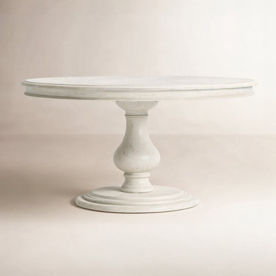Albia 54" Solid Wood Pedestal Dining Table