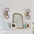 2-Light Dimmable Armed Sconce