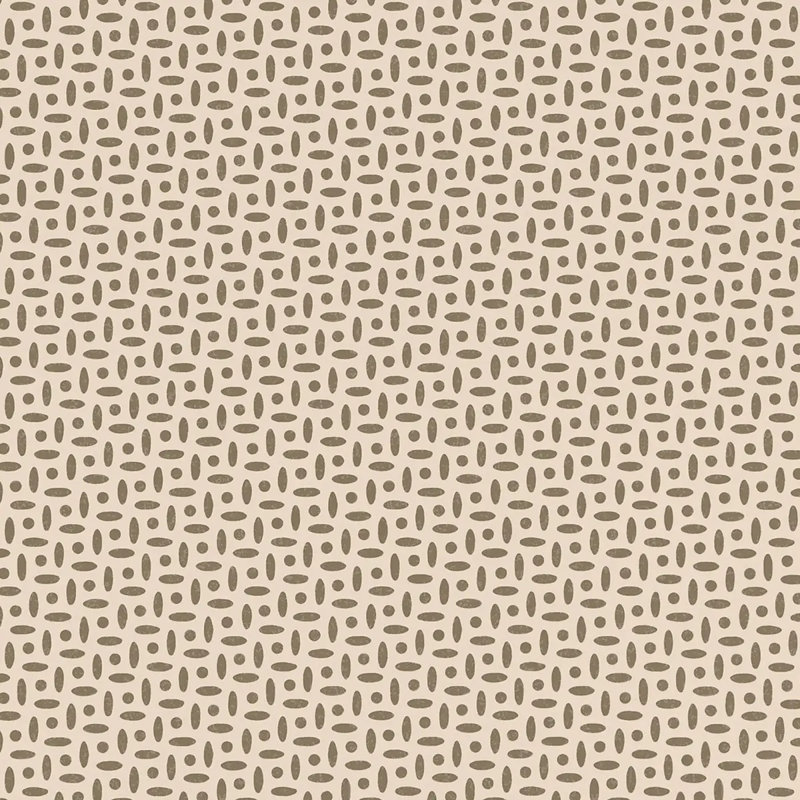 Papier peint Schumacher x Veere Grenney Berrydown, Brun Berber