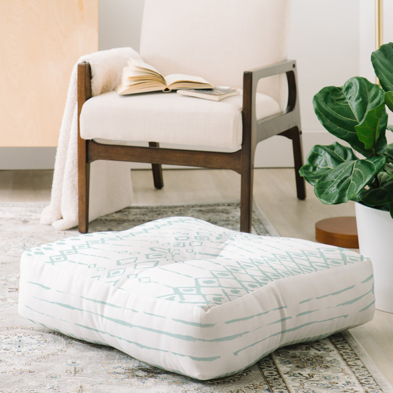 Housse et insert de coussin carré Wonder Forest Boho Loco, vert